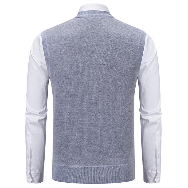 Hengyuanxiang Men's Thickened Knit Vest