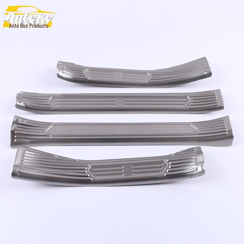 Compatible Wilanda Stainless Steel Sill, Welcome Pedals, and Trunk Protection Strips for 20 Models
