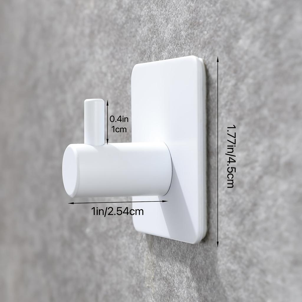 Stainless Steel Wall Hooks Adhesive Cloth Hangers Sponge Towel Rack Kitchen Storage Holder Bathroom Bracket Shower Curtain Hooks
