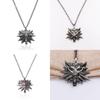 Medicine Man Metal Redeyed Wolf Pendant Necklace For Men With Animal Design And Gothic Style