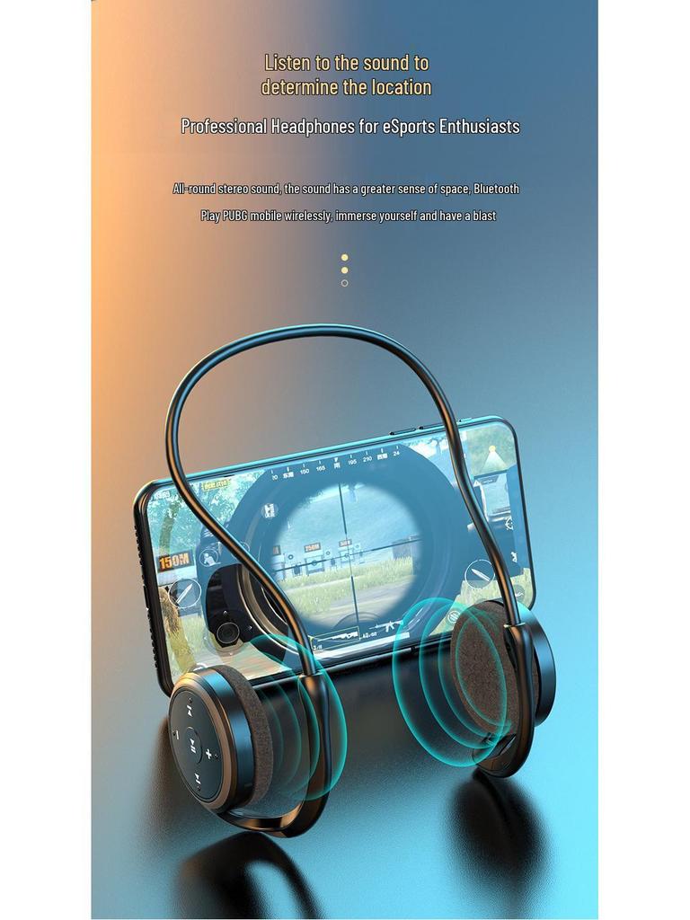 Sports Noise-Cancelling Bluetooth Ear Hook Earphones with TWS & Radio Function