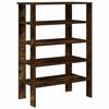 VidaXL Shoe Rack Smoked Oak 61x32x87.5 Cm Engineered Wood, Shoe Storage, Storage Cabinet of 859855