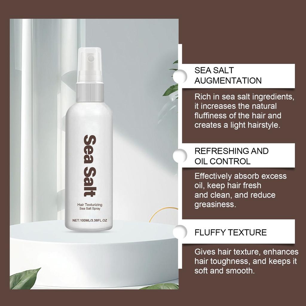 Sea Spray Texturizing Sea Spray Sea Spray Hold For Hair Curl And Beach Waves Spray For Hair Hydration And Hair  Spray 100ml