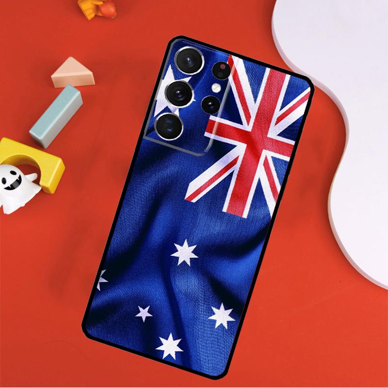 

Australian Flag Phone Case For Samsung Galaxy S25 Ultra S9 S10 S20 FE S21 S22 S23 S24 Plus S24 Ultra Cover Galaxy S24Ultra