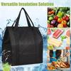 Reusable Insulated Grocery Bag Keep Cool/Warm Tin Foil Handbag Thermal Cooler Bag  Shopping