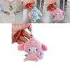 Sanrio Cinnamoroll Melody Kuromi Plush Doll Keychain Bag Pendant Gift