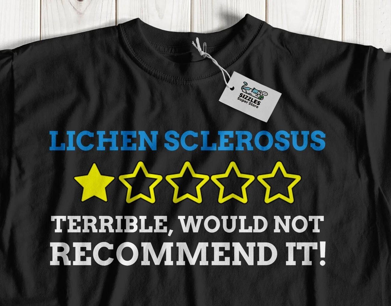 

Unisex Funny Lichen sclerosus T-Shirt Balanitis Xerotica Obliterans Gifts 3XL