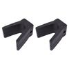 2pcs 2in Boat Trailer Bow Stop Rubber V Span Boat Trailer Bow Stop V Block for Yacht Kayak