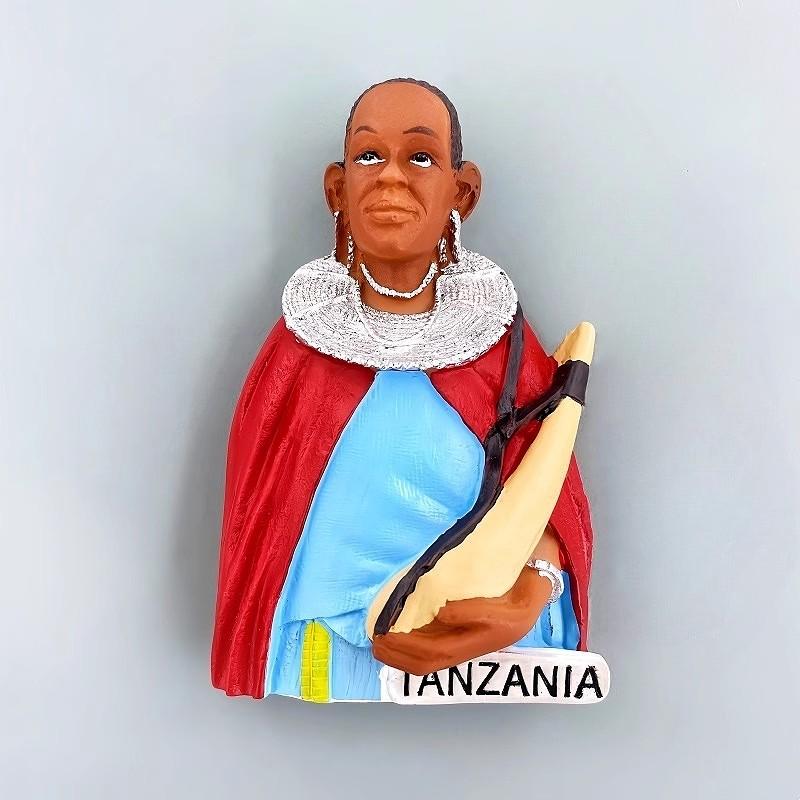 Tanzania Fridge Stickers Africa Travelling Souvenirs Home Decor Wedding Gifts