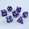 Acrylic Polyhedral Dice Set With Storage Bag Multicolor Multiple For Board Games