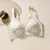 Sexy Leopard Print Push-Up Lingerie for Bust Enhancement, Seamless Thin Style, Side Support, Anti-Sagging, Plus Size Available.