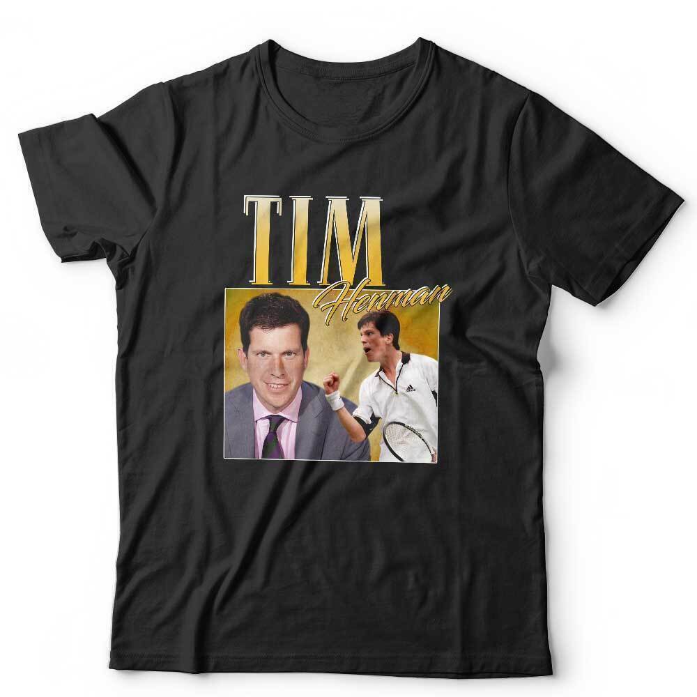 

Tim Henman Tshirt Appreciation Unisex Homage Wimbledon Stag or Hen Funny Tennis S