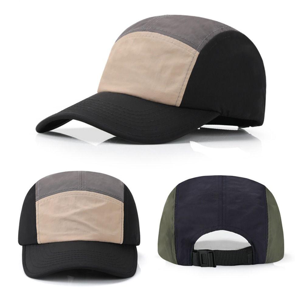 Nylon Baseball Cap 5 Panel Quick-drying Hat Casual UV Protection Cap  Unisex