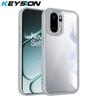 KEYSION Transparent Phone Case for OnePlus 15R Soft Silicone+PC Clear Shockproof Phone Back Cover for One Plus 1+ Ace 6 6T