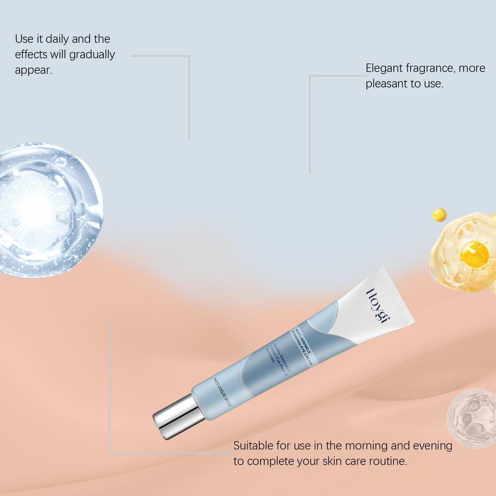 Anti-Falten Straffende Augencreme Kollagen Feuchtigkeitsspendende Hautpflege Gegen Dunkle Augenringe Tränensäcke Lifting Augencreme Hautpflege für die Augen