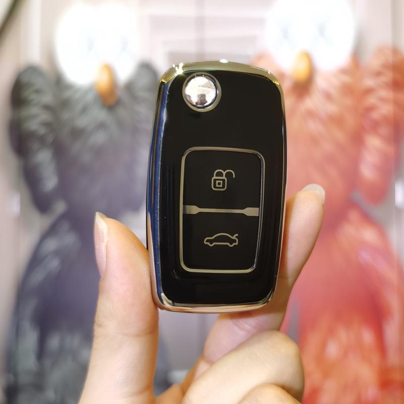 Husă Compatibilă pentru Cheie Auto Chery pentru Fengyun 2, E5, A1, A3, A5, Tiggo, Karry K50, JAC - Husă Pungă Cheie cu Cataramă
