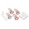4pcs 3.7V 650mAh Rechargeable Lipo Battery Pack with JST Plug and 4?in?1 Charger for RC Cars