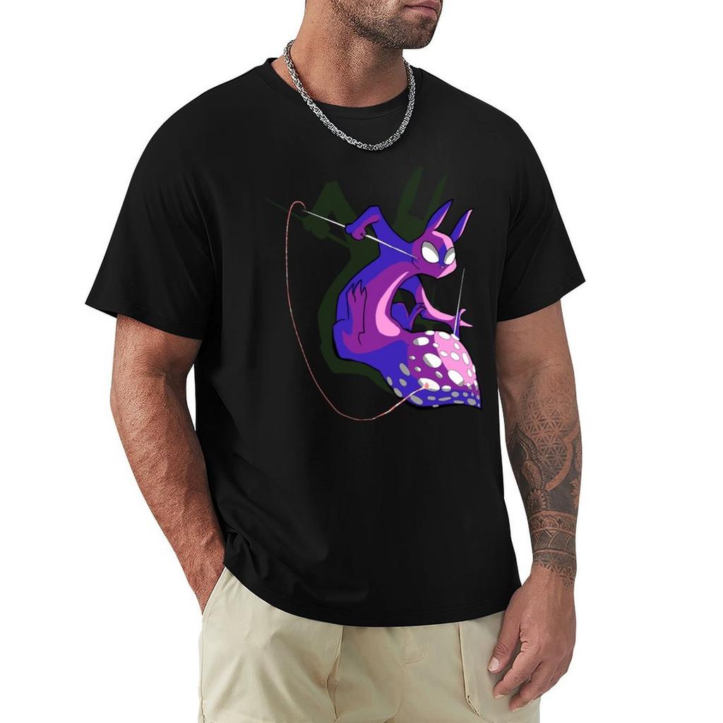 Rain World Downpour Slugcat Spearmaster T-shirt felpa t-shirt grafiche t-shirt personalizzata t-shirt uomo cotone