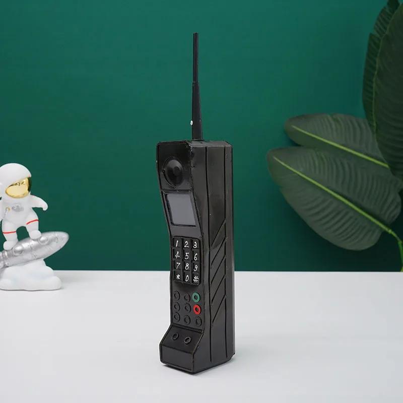 1 ks Železná umělecká starožitná telefonní budka Model Velký bratr 90. léta Nostalgické staré předměty 80. léta Rekvizity Imitace Retro ozdoby Domácí doplňky