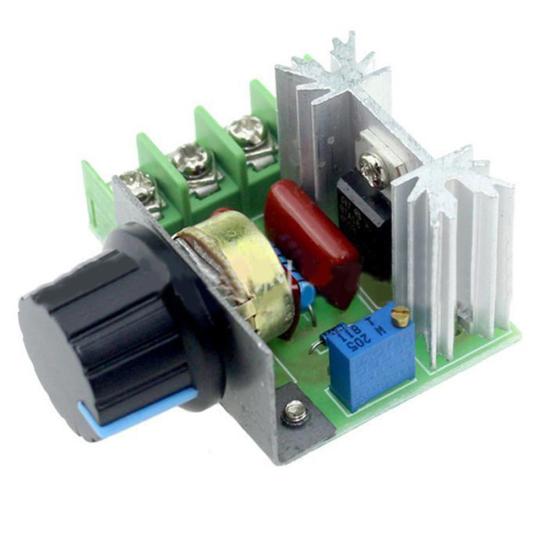 2000W AC 50-220V Voltage Regulator Adjustable 25A PWM Motor Speed Controller