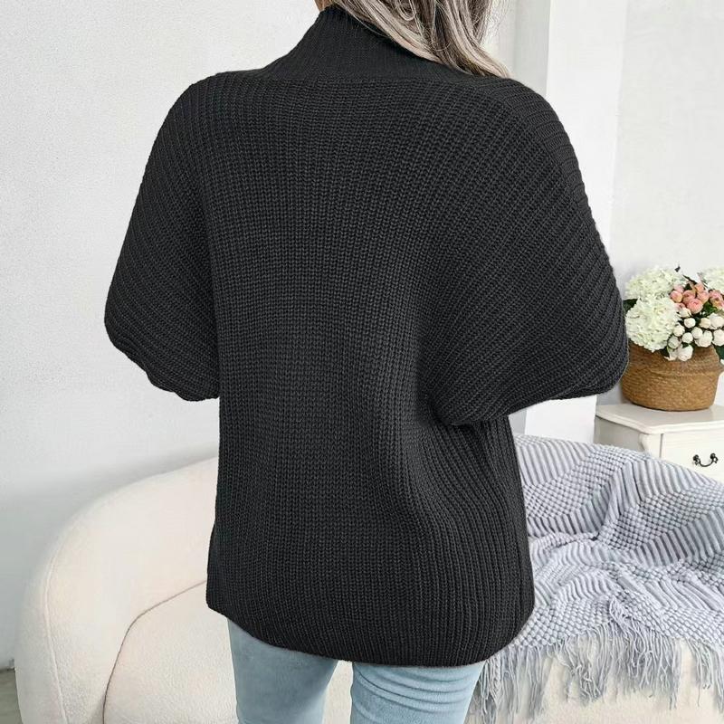 Cárdigan de Punto Calado Otoño e Invierno Chaqueta para Mujer Cuello en V Cárdigans Casuales Abrigo Mangas Largas Prendas de Punto Tops Suéteres Holgados 29163