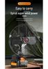 Hao Kai Wireless Lithium Battery Fan with Long-Lasting Battery and All-Metal Motor for Outdoor Use