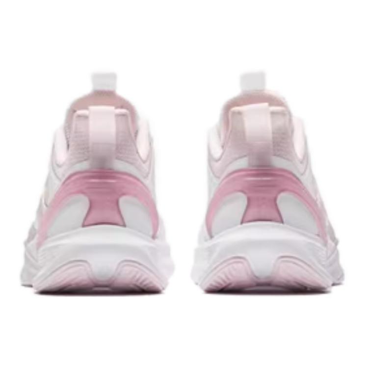 Anta Kids Fabric Comfortable Versatile Low-Top Running Shoes Kids Sneakers White Clear-Water-Pink 322435503-6