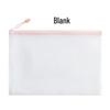 Thickened A4 Waterproof Document Bag with Zipper - Transparent Grid for Office, Test, Archives & Storage