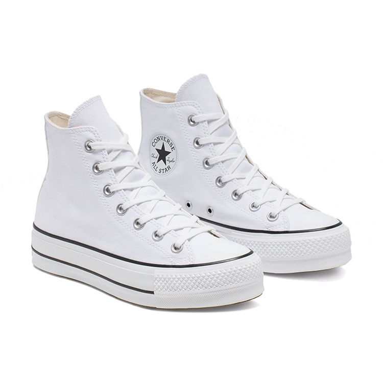 Converse Chuck Taylor All Star Platform High White Women Sneakers Black 560846C