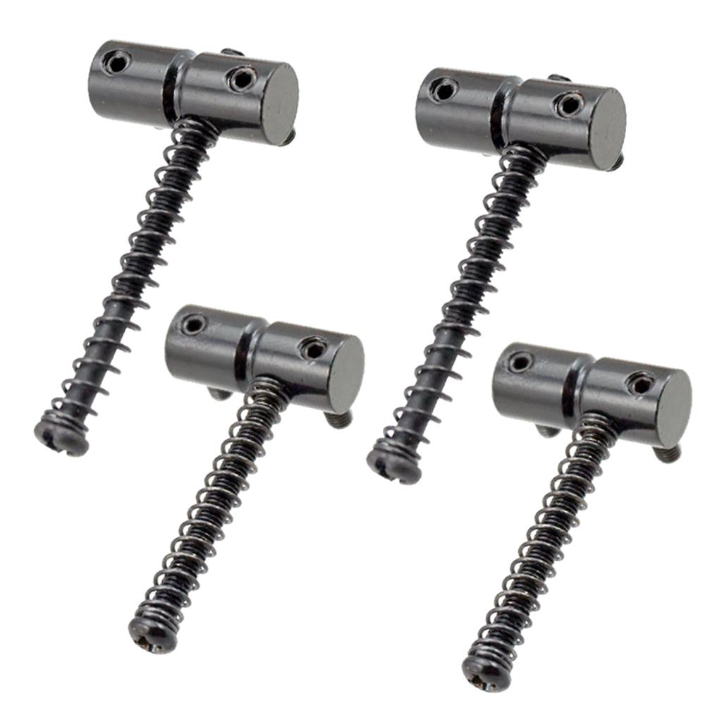 Saddles de Corda de Fixação Duráveis para Ponte Roller de Baixo Elétrico Peças de Reposição para Guitarra Baixo