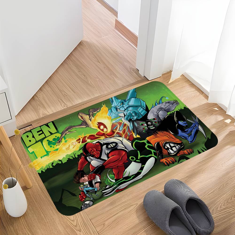 Cartoon B-Ben 10 Fußmatte Nordischer Stil Schlafzimmer Wohnzimmer Fußmatte Zuhause Balkon Rutschfest Alfombra
