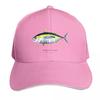 Bigeye Tuna Watercolor Illustration Fish Sushi Sashimi Baseball Cap Unisex Women Casual Summer Sport Sun Cap