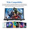 3D HD Phone Screen Amplifier Projector, Foldable Stand for Movies Videos Games, Compatible with All 10 Inch Smartphones
