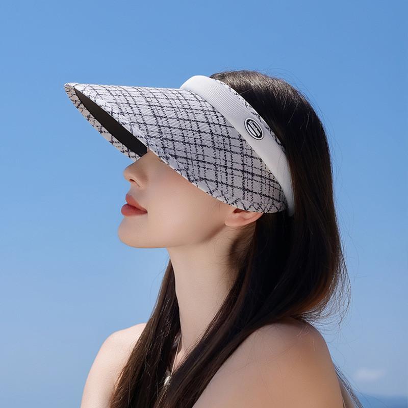 Summer Womens Sun Hat With Large Brim And Breathable Polyester For Outdoor Uv Protection
