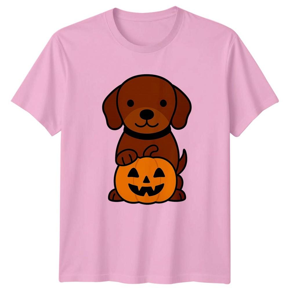 Halloween Dog Pumpkin Graphic Tee Unisexs Unisexs Unisex TShirt Seasonal