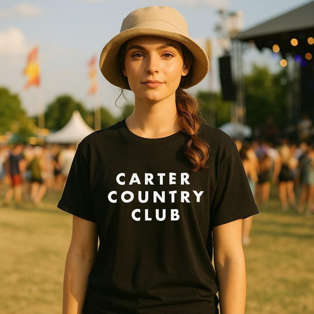 

Carter Country Club T-Shirt Womens Unisex Festival Music Ladies Fancy Dress Gift 3XL