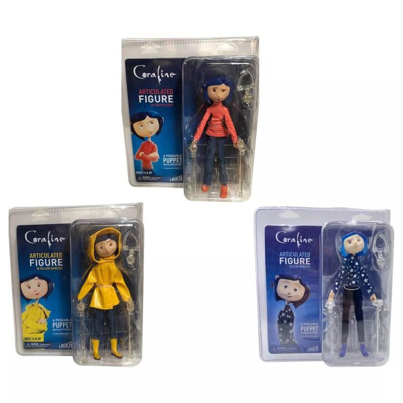 Coraline Raincoat 7 Inch Figure Beautifully Realistic Ultra Poseable Doll