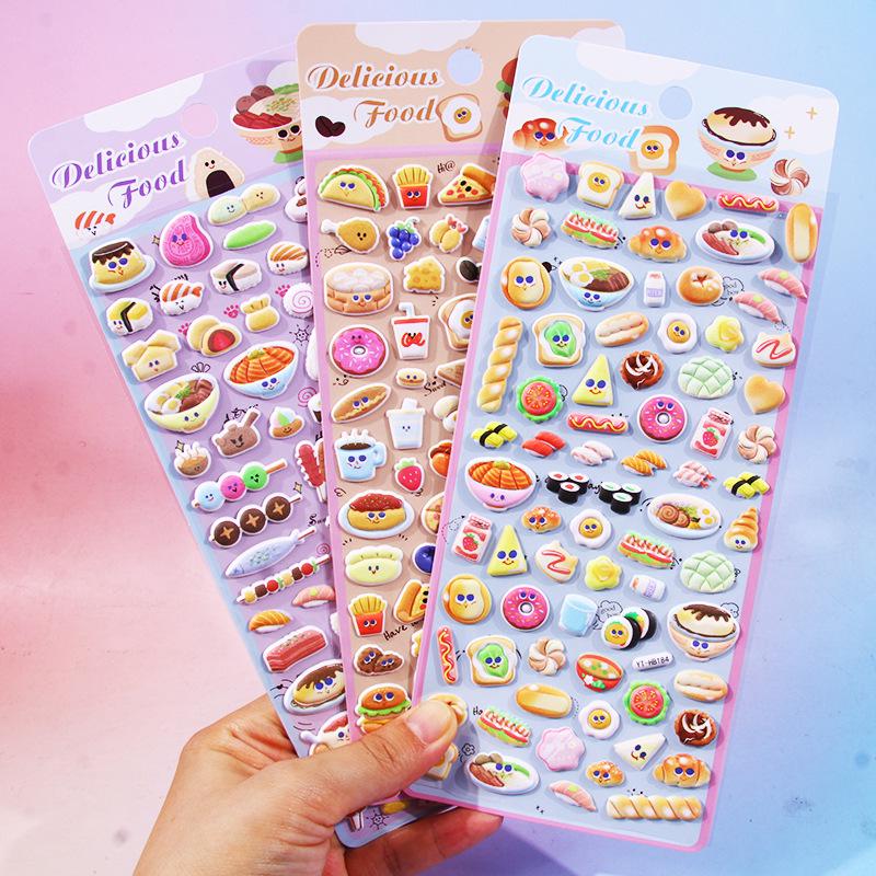 Mini Cartoon Foam Stickers: Cute Decorations and Rewards for Kids