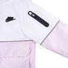 Nike Hooded Fashion Versatile Sports Jacket Kids jackets White Purple HQ7315-133