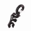 Keep Diving Porta Tubi BCD Doppio in Plastica con Gancio a Fibbia a Clip per Immersioni Subacquee (Nero)