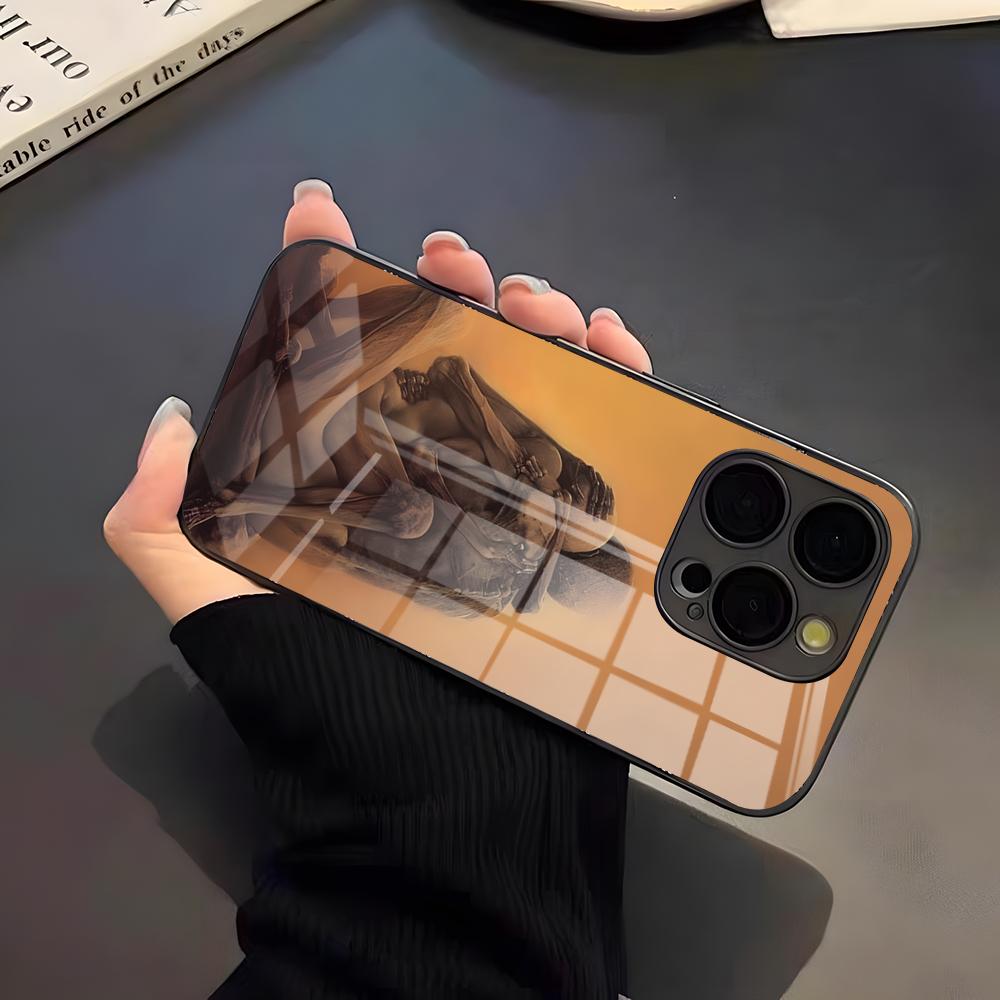 Z-ZdzislawBeksinskis Kunst Handyhülle Für IPhone 17 Pro Max 16 15 14 Pro Max 13 11 X Xs Xr 8 7Plus Glasabdeckung