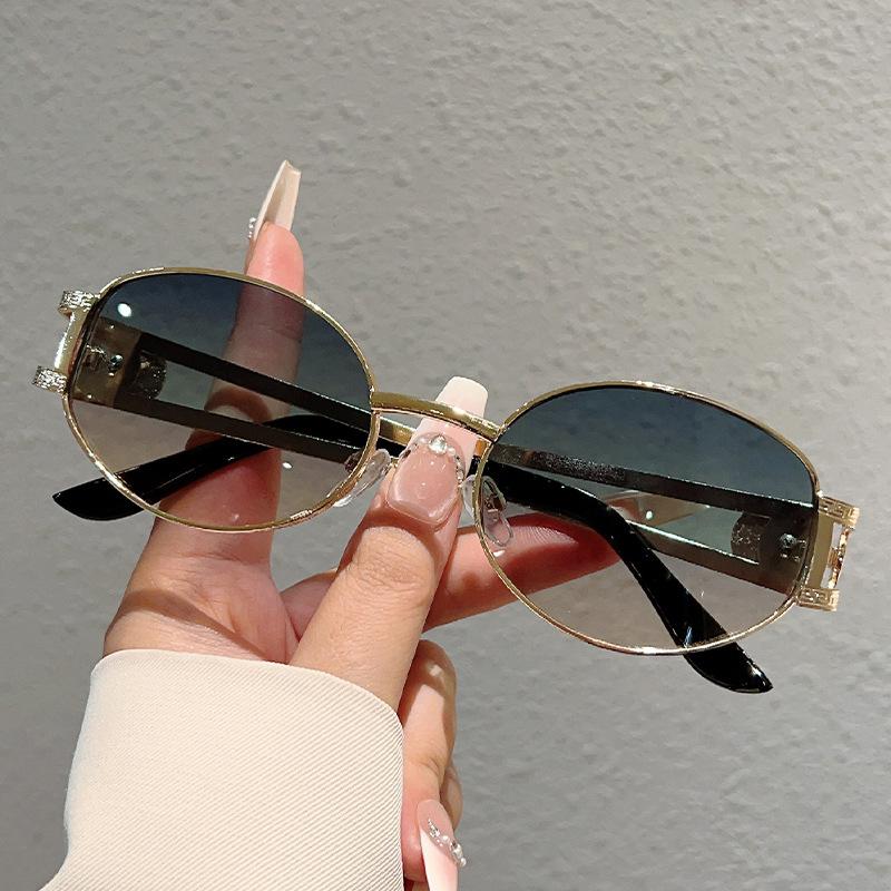 JYL TS Sunglasses UV Protection Ellipse Large Coin/3613