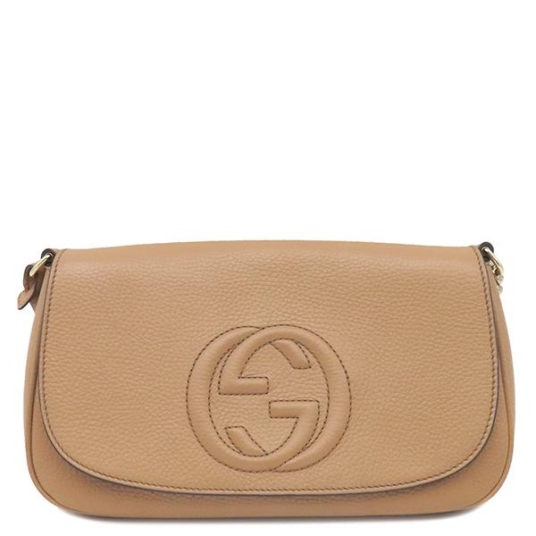 GUCCI 536224 Soho Interlocking G Chain ShoulderShoulder Bag leather Array