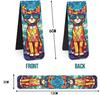 5PCS Elegant Cat Magnetic Bookmarks Harajuku Aesthetic Painting Reading Items Office For Pages Books Readers Stationery Supplies