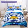 Leicester City Fantasia Set Copripiumino Copripiumino Federa Decorazione per la Casa Regalo di Compleanno (1 * copripiumino + 2 * federe senza imbottitura)70