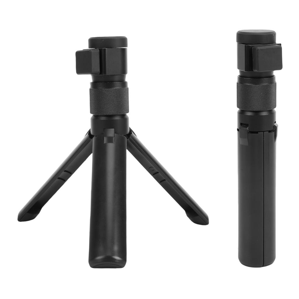 Desktop Tripod Fit for Insta360 X4 X3 Action Camera Aluminum Alloy Portable Tabletop Folding Tripod for Travel Selfie Stick