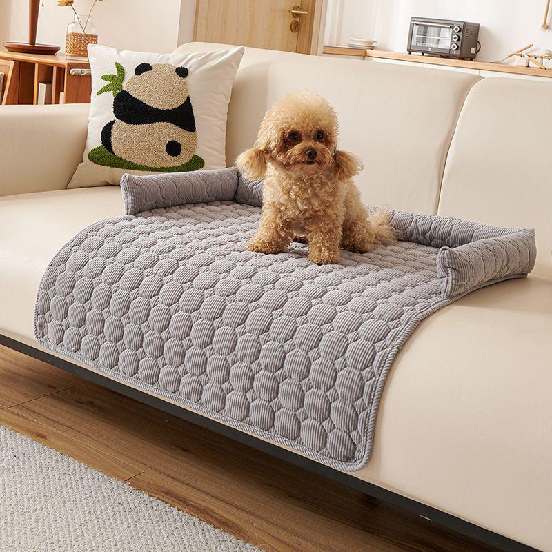 Plush Non-slip Pet Mat: Thickened Sofa Bed for Cats and Dogs