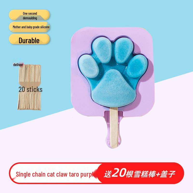 Silicone DIY Popsicle and Cheese Stick Mold - Ice Cream & Ice Cube Tray for Kids