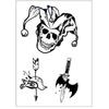 Suicide Squad Harley Quinn Tattoo Sticker Water Transfer Decal For Halloween Decor
