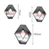 2026 Hot For Renault Hub Caps For Renault Megane 2 3 4 Twingo Clio Talisman Captur Sandero Car Front Grille Emblem Rear trunk Lo
